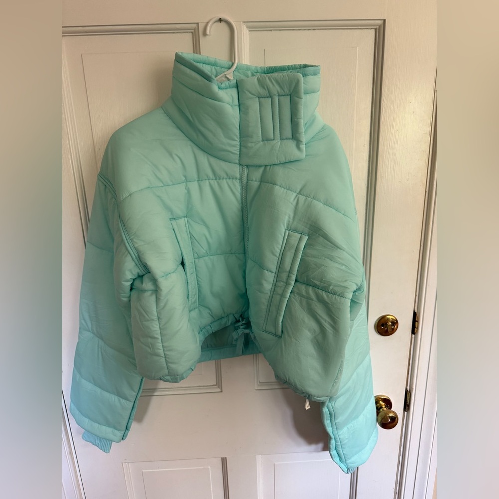 NWOT Free People Movement High Frequency Cropped Puffer Jacket - Picture 6 of 9